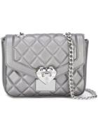 Love Moschino Quilted Shoulder Bag, Women's, Grey