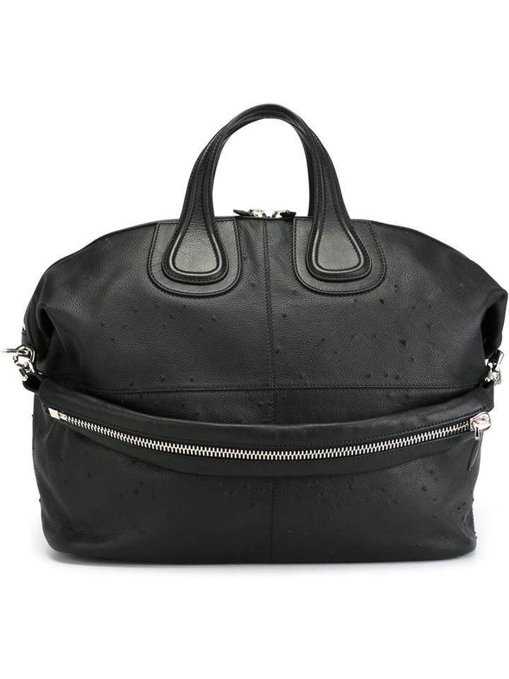 Givenchy Large Nightingale Tote, Men's, Black, Calf Leather