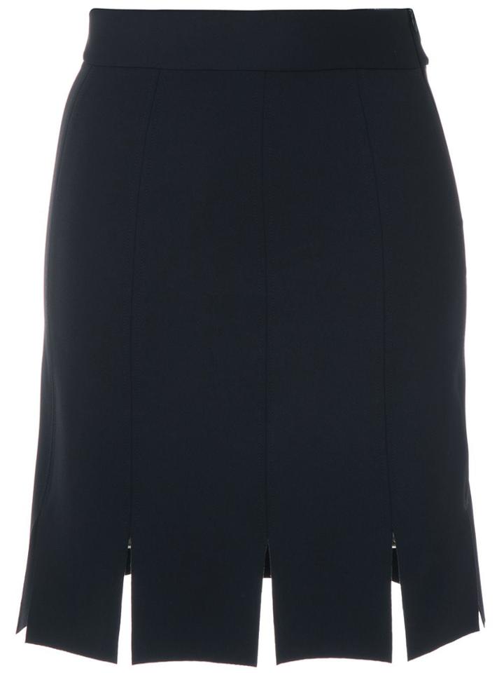 Gloria Coelho Multiple Slits Short Skirt - Blue