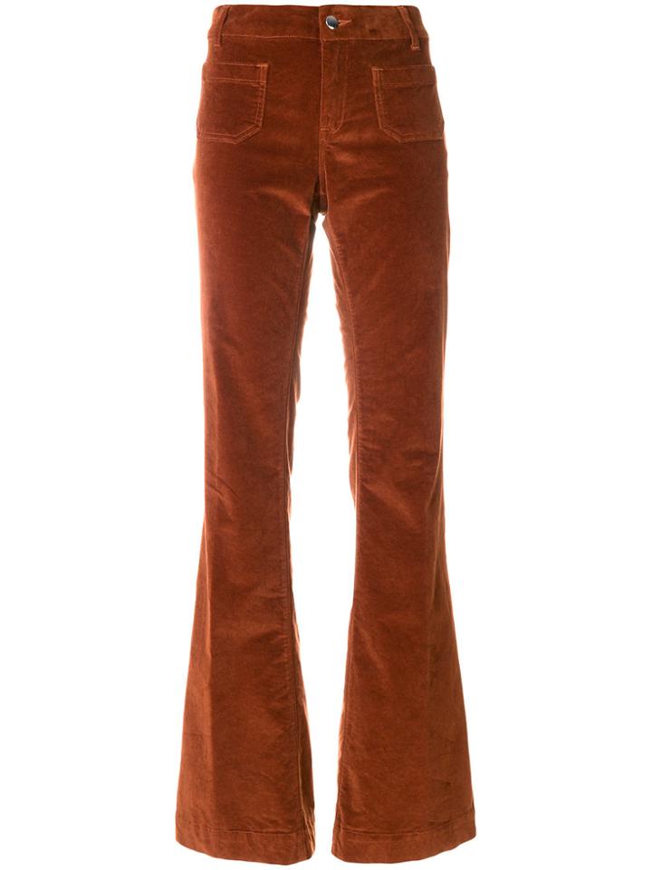 The Seafarer Flared Trousers - Yellow & Orange