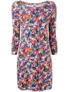 Missoni Vintage 1990's Abstract Print Fitted Dress - Blue