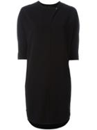 Alexander Wang Asymmetric Fastening Dress - Black