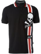 Print Polo Shirt - Men - Cotton - Xs, Black, Cotton, Philipp Plein