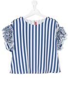 Loredana Teen Striped Blouse - Blue