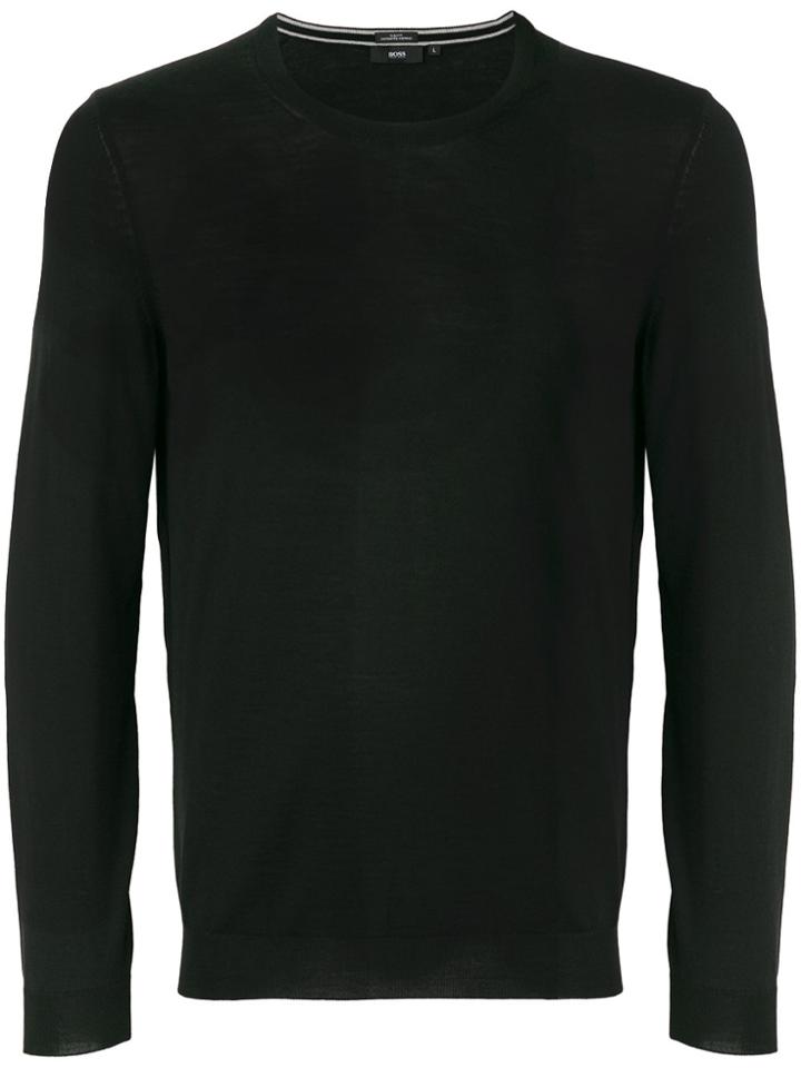 Boss Hugo Boss Long Sleeved Sweatshirt - Black