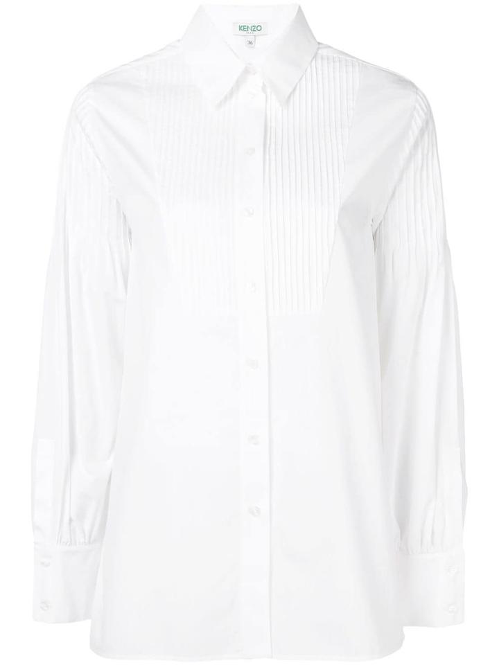 Kenzo Dropped Shoulder Shirt - White