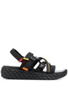 Giuseppe Zanotti Sculpted Outsole Sandals - Black