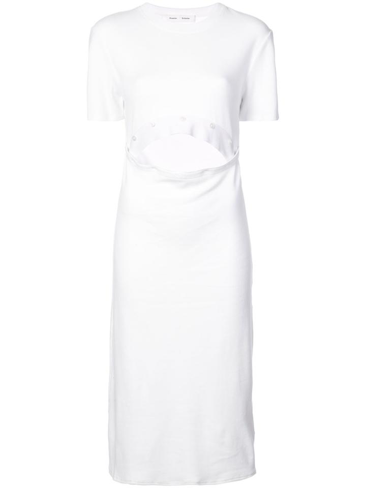 Proenza Schouler Pswl Cotton Dress - White