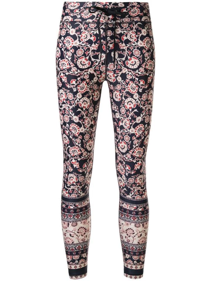 The Upside Floral Leggings - Blue
