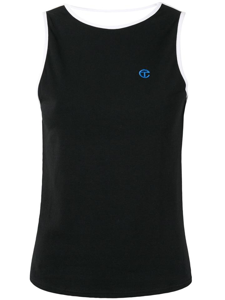 Telfar - Cut Out Tank - Women - Cotton/spandex/elastane - M, Black, Cotton/spandex/elastane