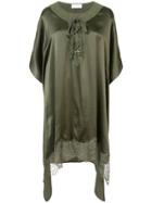 Faith Connexion Lace Trim Dress - Green