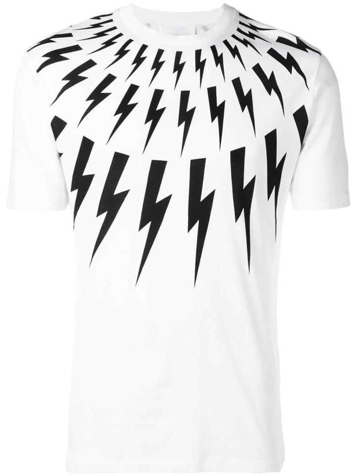 Neil Barrett Thunderbolt T-shirt - White
