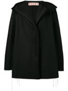 Marni Oversized Inside-out Coat - Black