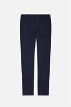 Ami Alexandre Mattiussi Seamless Chinos, Men's, Size: Xs, Blue, Cotton/spandex/elastane