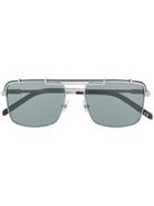 Hublot Eyewear Square Frame Sunglasses - Silver