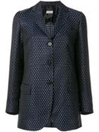 Alberto Biani Button Up Blazer - Blue