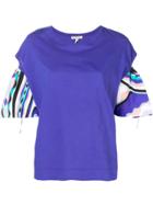 Emilio Pucci Burle Print Cut-out Top - Blue