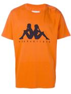Kappa Logo Print T-shirt - Orange