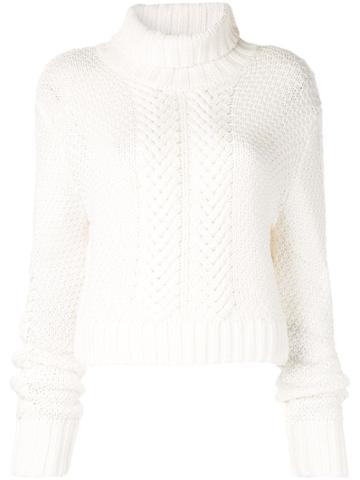 Aje Knitted Sweatshirt - White