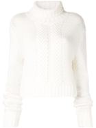 Aje Knitted Sweatshirt - White