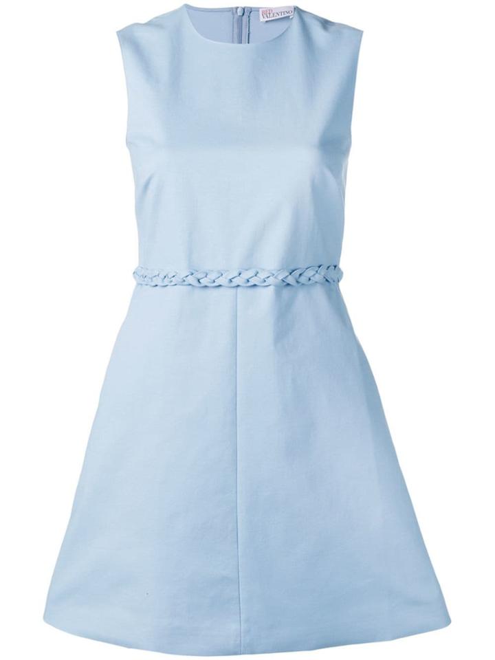 Red Valentino Braided Detail Dress - Blue