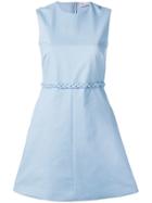 Red Valentino Braided Detail Dress - Blue