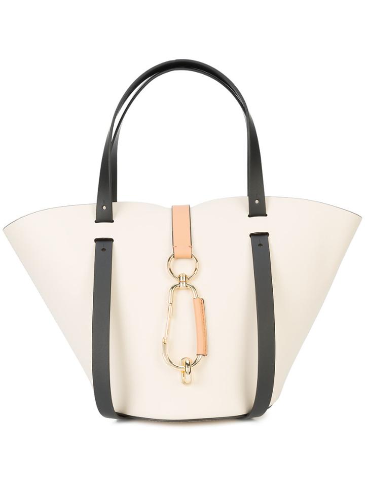 Zac Zac Posen Belay Small Tote Bag - White