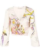 Etro Wrapped Front Blouse - Pink