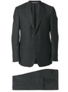Canali Classic Drop 6 Check Suit - Grey