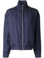 Dion Lee Blouson Bomber Jacket, Women's, Size: 6, Blue, Nylon