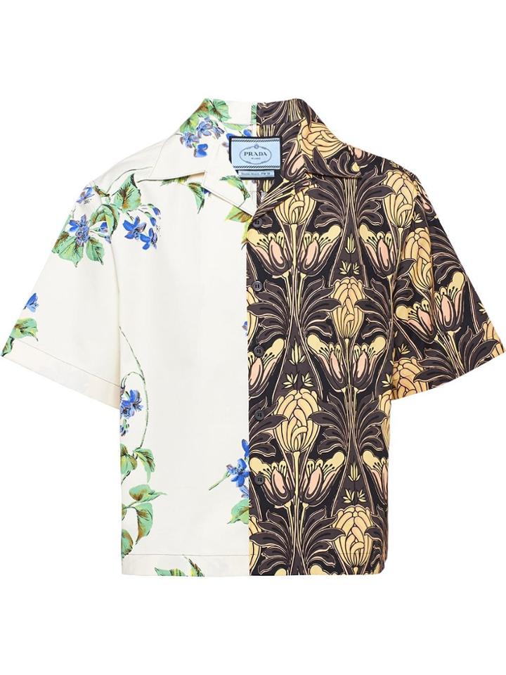 Prada Double Match Shirt - White