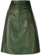 Prada A-line Midi Skirt - Green