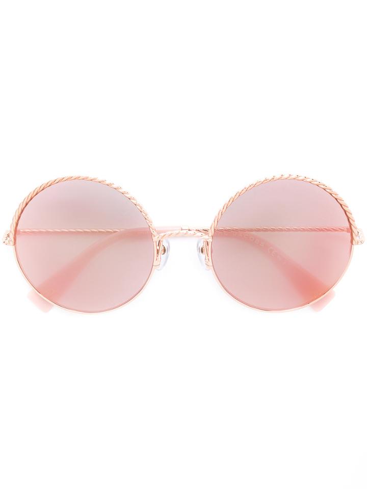 Marc Jacobs Eyewear Round Frame Sunglasses - Metallic