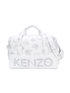 Kenzo Kids Tiger Print Changing Bag - White