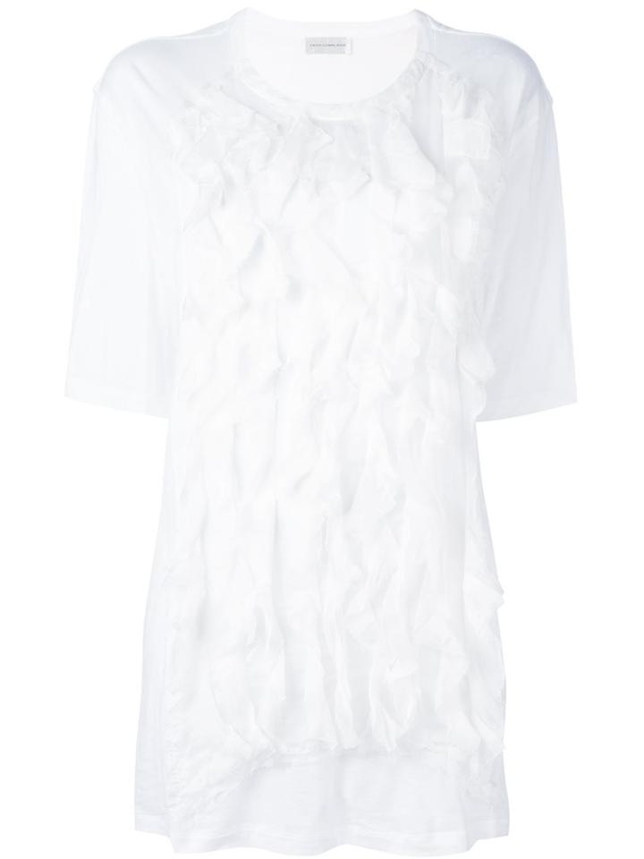 Faith Connexion Frill Appliqué T-shirt