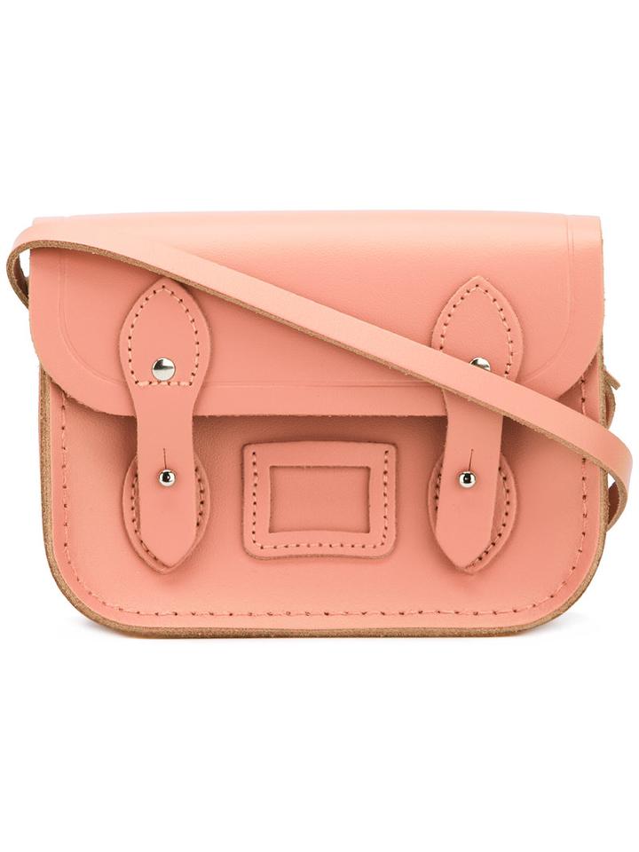 The Cambridge Satchel Company Mini Satchel Crossbody Bag, Women's, Pink/purple, Leather