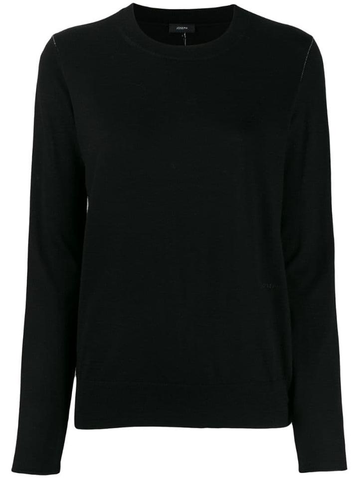 Joseph Fine Crewneck Jumper - Black