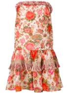 Anjuna - Mixed Print Strapless Dress - Women - Cotton - S, White, Cotton