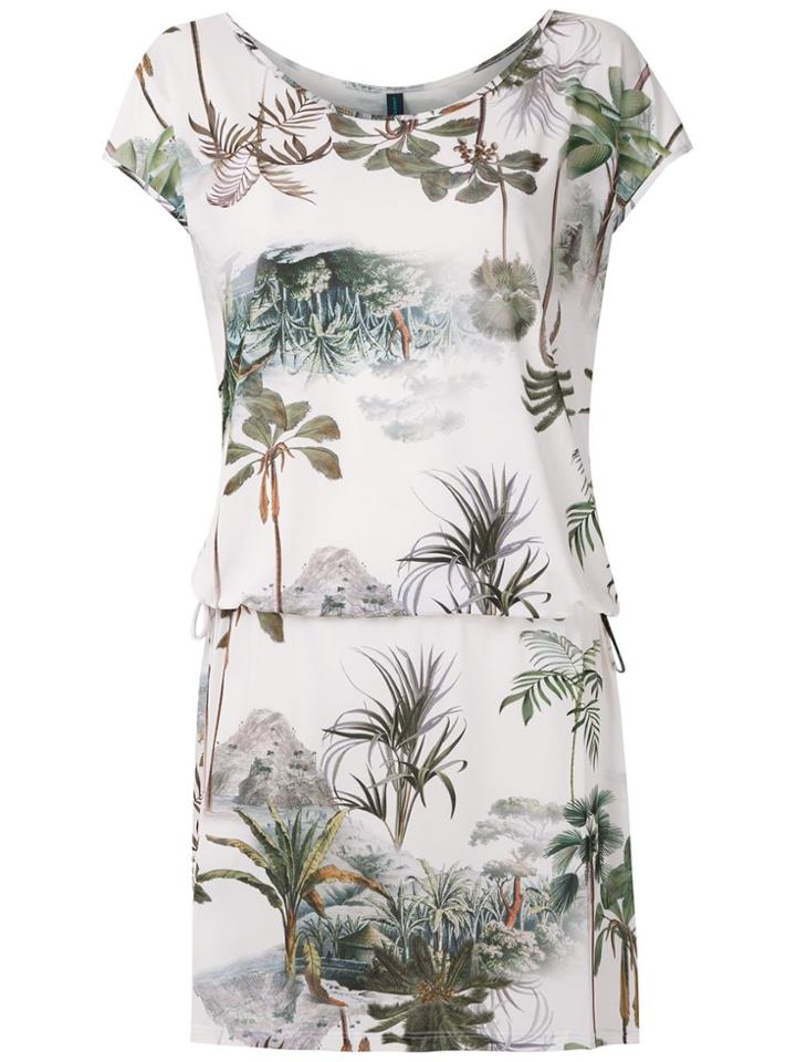 Lygia & Nanny Vestido Shiva Jersey Estampado - White