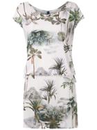 Lygia & Nanny Vestido Shiva Jersey Estampado - White