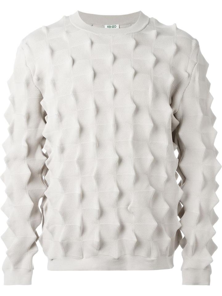 Kenzo 'cactus' 3d Textured Sweater