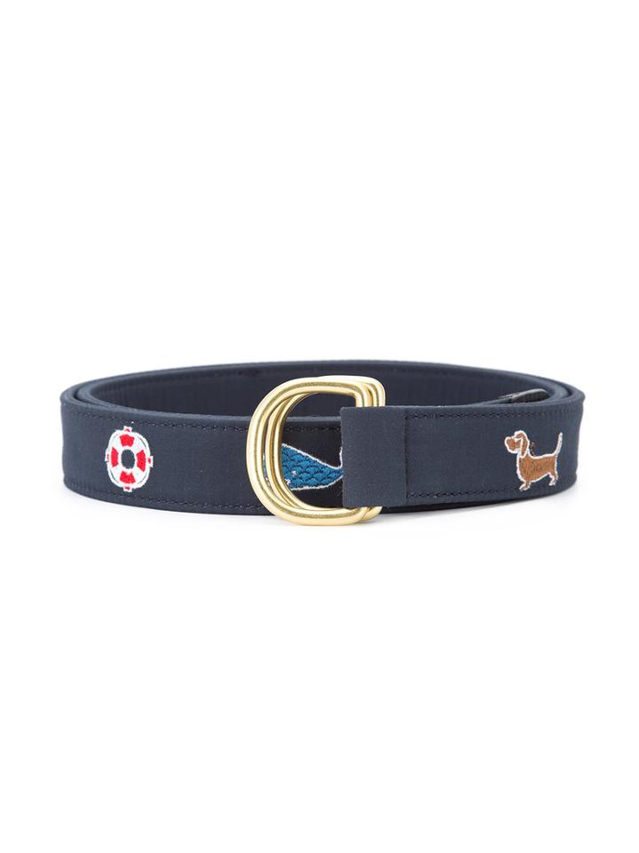 Thom Browne - Printed Belt - Men - Acetate - One Size, Blue, Acetate