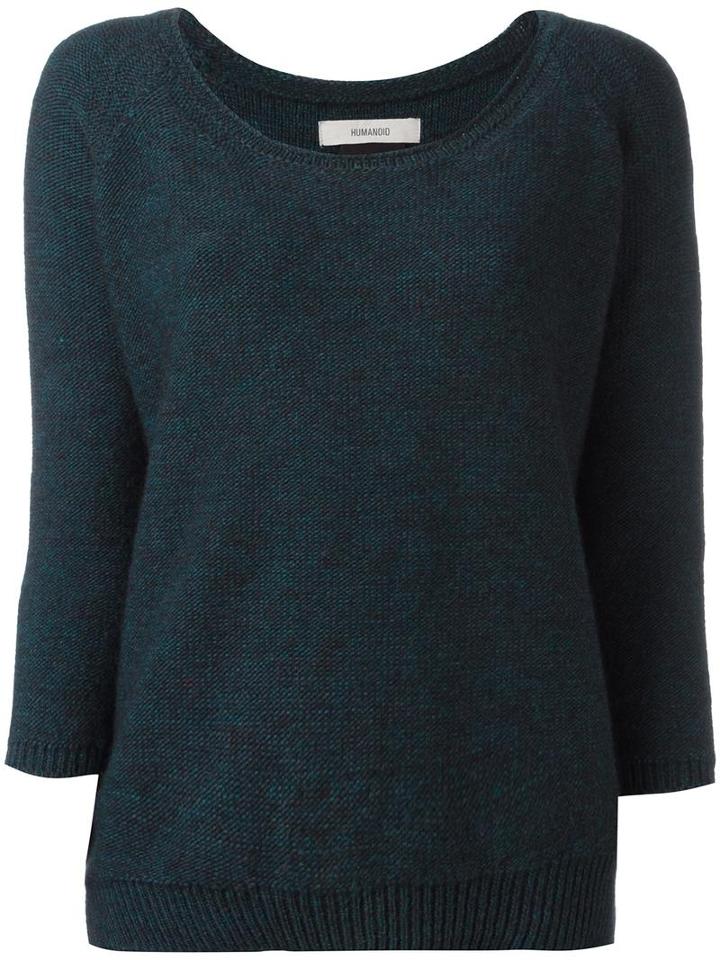 Humanoid 'sevan' Jumper, Women's, Size: Large, Green, Acrylic/wool/alpaca/spandex/elastane