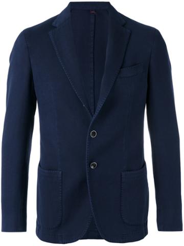 Biagio Sananiello - Patch Pocket Blazer - Men - Cotton/polyester - 58, Blue, Cotton/polyester
