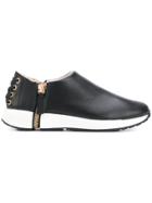 Diesel Slip-on Side Zip Sneakers - Black