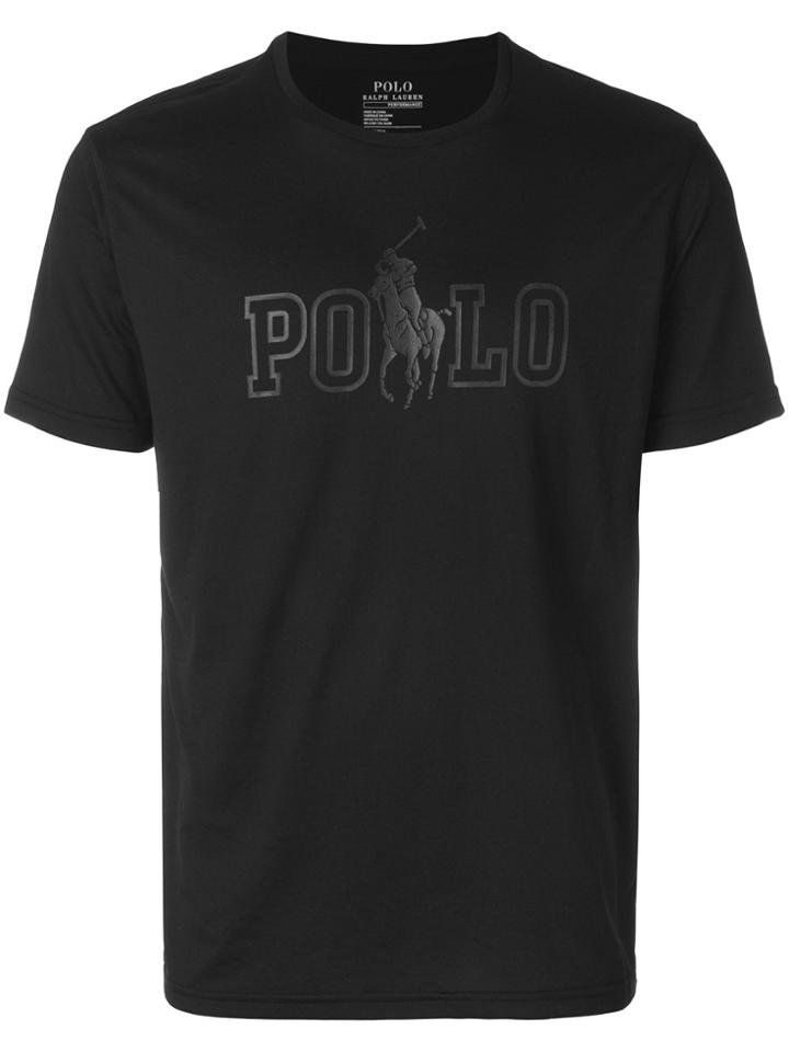 Polo Ralph Lauren Logo Print T-shirt - Black