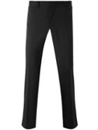 Z Zegna Slim-fit Tailored Trousers, Men's, Size: 50, Grey, Polyester/spandex/elastane/wool