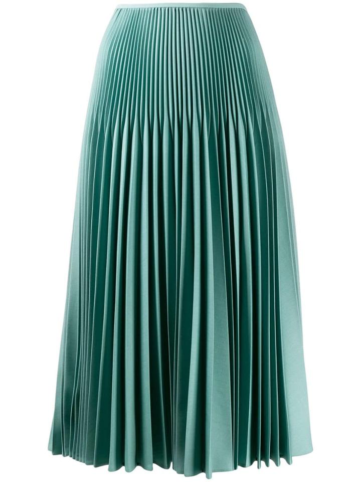 Fendi Sunray Pleated Skirt - Blue