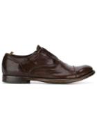 Officine Creative Laceless Oxford Shoes, Men's, Size: 44, Brown, Leather