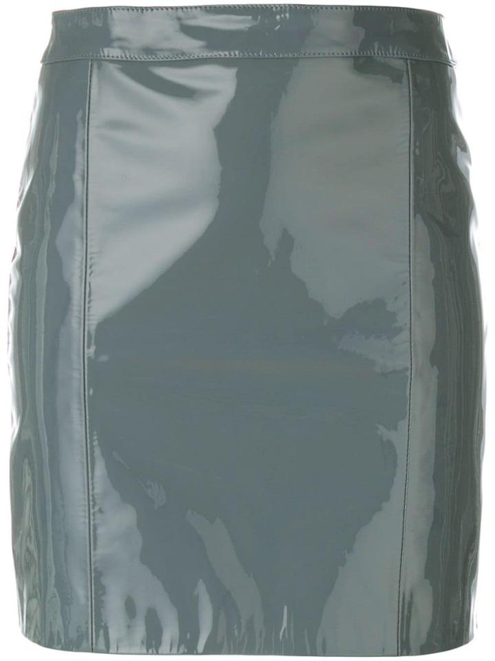 Manokhi Straight Mini Skirt - Grey